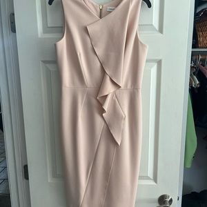 Calvin Klein light pink dress